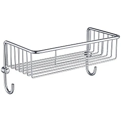 Полка Timo Nelson 150081/00 с крючками, хром