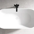 Акриловая ванна ABBER 172x79 AB9241 белая глянцевая