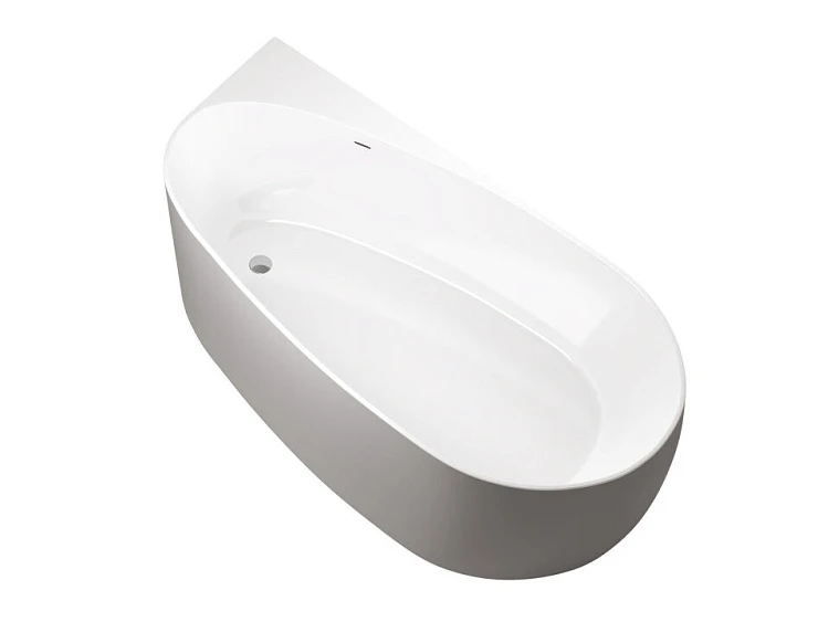 Акриловая ванна Allen Brau Priority 170x80 2.31002.21/PGM белая матовый, платиново-серый