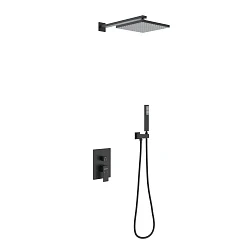 Душевой комплект BERGES VENTAS 2S BLACK, черный матовый