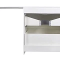 Тумба с раковиной Style Line Даллас 150 напольная, левая, белый глянец