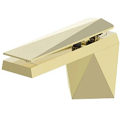 Смеситель для раковины Bravat Diamond F118102G-ENG золото