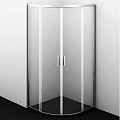 Душевой уголок Wasserkraft Lippe 80x80см 45S00 профиль хром, стекло прозрачное
