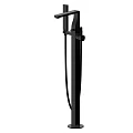 Напольный смеситель для ванны с душем Bravat Arc F66061K-B3-ENG черный