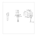 Смеситель для раковины Bravat Fit F1233188CP-RUS хром
