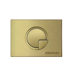 Кнопка смыва Berges Novum R8 040028 бронза матовая