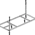Каркас для ванны Cezares EcoModenaPlane EMP-140-70-MF