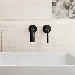 Смеситель для раковины Bravat P8461217BW-ENG черный