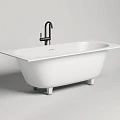 Ванна из искусственного камня Salini ORNELLA 180x80 встраиваемая 103511M белая матовая