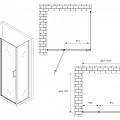 Душевой уголок ABBER Sonnenstrand 110x70см AG04110S-S70 профиль хром, стекло прозрачное