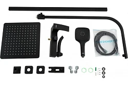 Душевая стойка Gappo G2407-6 чёрная