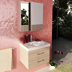 Тумба с раковиной Comforty Ницца 60 00004136348CF сосна лоредо