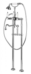 Напольный смеситель для ванны с душем Cezares FIRST-VDPS2-01-Bi хром