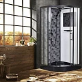 Душевая кабина ESBANO СR 100х100см ESKBB100СR профиль черный