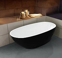 Акриловая ванна ESBANO Sophia ESVASOPHB (black) 170x85x56