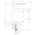 Смеситель для раковины Rossinka RS27-11 хром