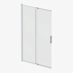 Шторка на ванну AM.PM Like 100x150см W80S-100PS-150MT профиль хром, стекло прозрачное