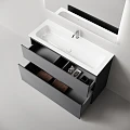 Тумба под раковину Sancos Folk Floor 120 FL120FGS напольная, Grey soft
