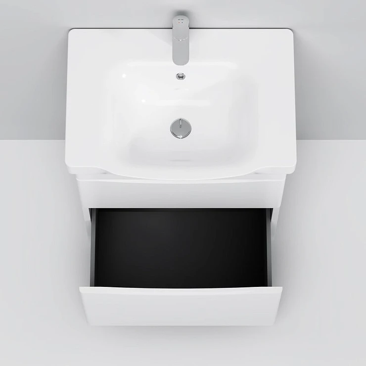 Тумба с раковиной AM.PM Like 65 напольная, белый глянец Тумба с раковиной AM.PM Like 65 напольная, белый глянец