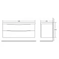 Тумба с раковиной BelBagno Marino 120 белая глянцевая