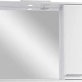 Зеркальный шкаф подвесной SanStar Аура 60 для ванной комнаты белый