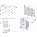 Тумба под раковину Style Line Даллас 110 СС-00000438 белый глянец