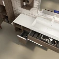 Тумба под раковину Cezares 55024 Frassino Scuro