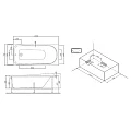 Экран AM.PM Like 150x70 W80A-150-070W-P белый