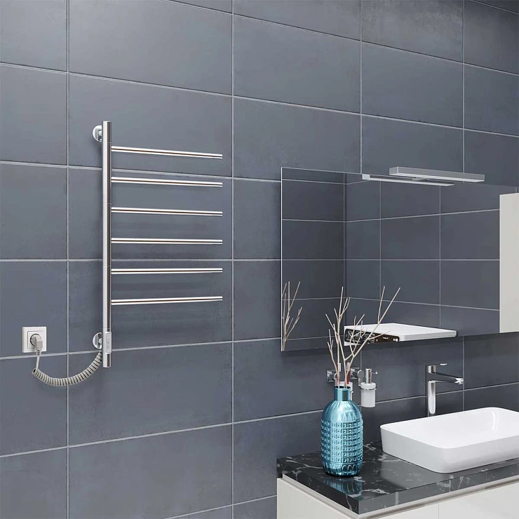 Полотенцесушитель электрический Vincea 43x60 см VTD-1S1CE хром