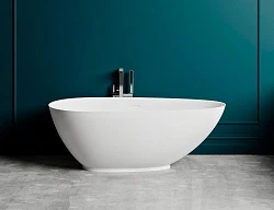 Ванна из искусственного камня Salini PAOLA 172x83 отдельностоящая 101512SM белая матовая