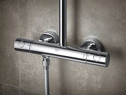 Душевая стойка Grohe Tempesta Cosmopolitan System 250 с термостатом 26689000 хром