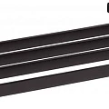 Полка Bemeta Nero 135002180 для полотенец, черная матовая