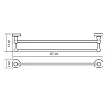 Полотенцедержатель Wasserkraft Diemel K-2240 хром