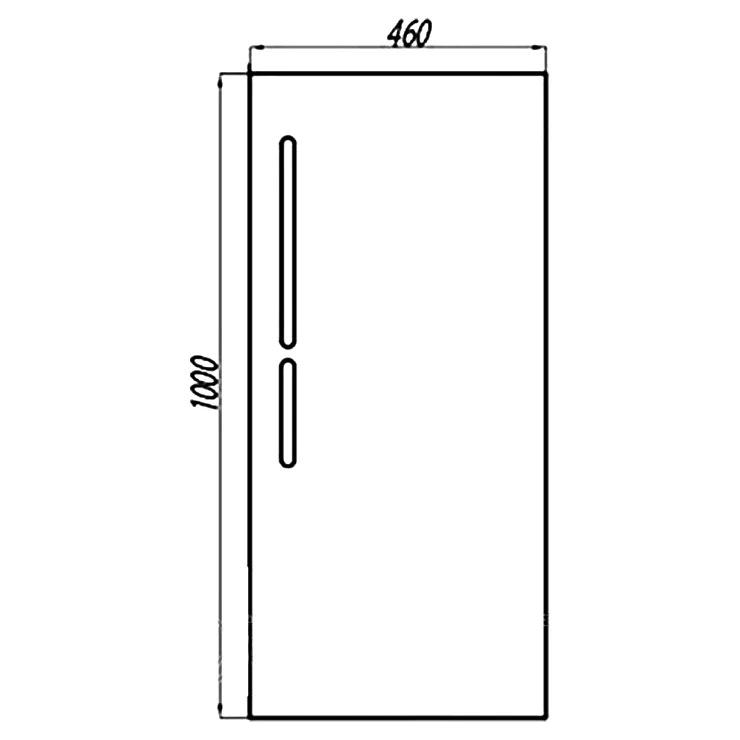 Зеркало Aquaton Эклипс 46 1A129002EK010 с подсветкой