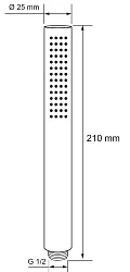 Душевая лейка Aquanet AF000-14B