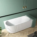Акриловая ванна ABBER 170x80 AB9329-1.7 R белая глянцевая