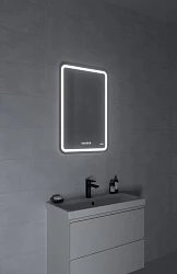 Зеркало Cersanit LED 050 DESIGN PRO 55 55*80, с подсветкой, антизапотевание, KNLU-LED050*55-p-Os