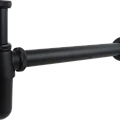 Сифон для раковины Aquatek AQ6011MB бутылочный, черный