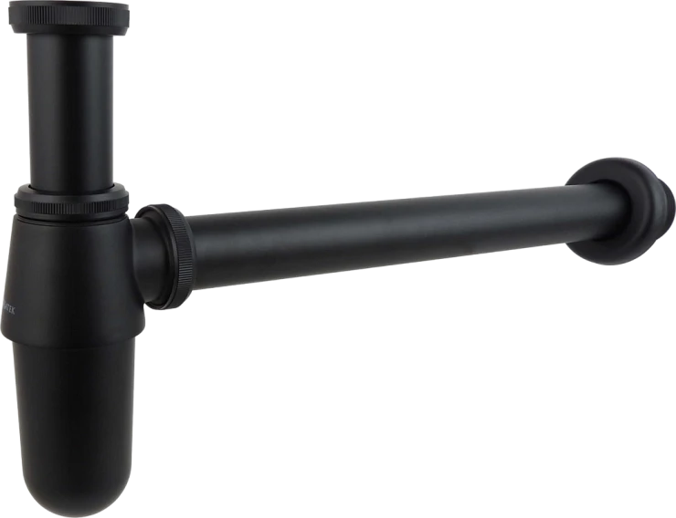 Сифон для раковины Aquatek AQ6011MB бутылочный, черный