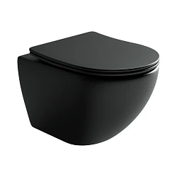 Комплект инсталляция Ceramica Nova с черной кнопкой, унитазом CN4002MB и шумоизоляцией