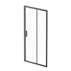 Дверь душевая в нишу AM.PM Gem 100см W90G-100-1-195BT профиль черный, стекло прозрачное