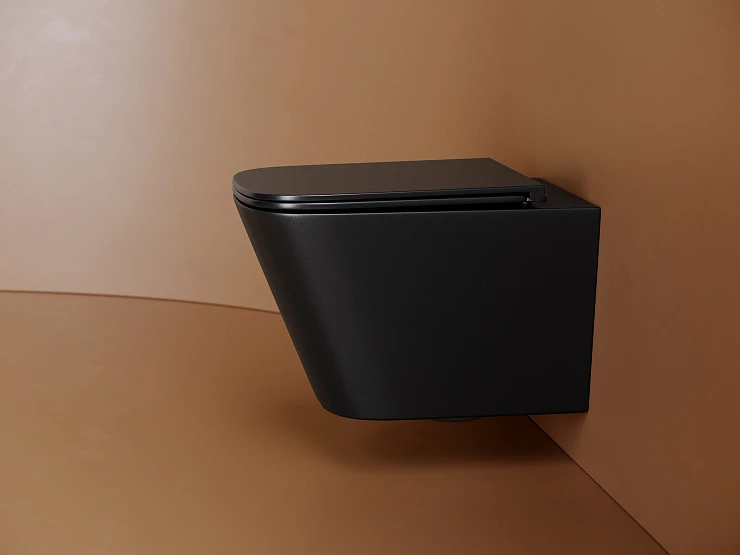 Унитаз-компакт Ceramica Nova Union CN4009TMB черный матовый