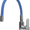 Смеситель для кухни Aquanet FF6239 синий/хром