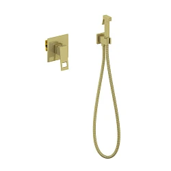 Гигиенический душ Timo Briana 7189/17SM со смесителем, золото матовое