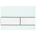 Кнопка смыва TECE Square Ii 9240803 зеленая/белая глянцевая