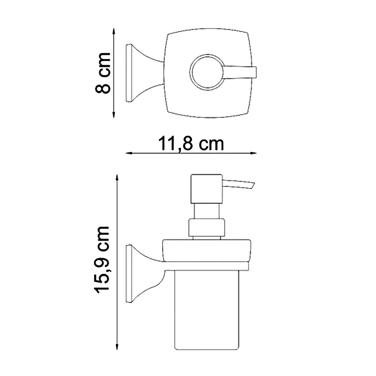Дозатор Wasserkraft Wern K-2599 хром
