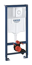 Система инсталляции для унитазов Grohe Solido 38832000 3в1 с кнопкой хром глянцевая