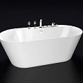 Акриловая ванна BelBagno 178x84x58 BB14-NERO/BIA черная глянцевая