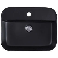 Раковина накладная Avimano Vision 1245122 черная матовая