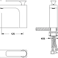Смеситель для раковины Timo Torne 4361/03F черный